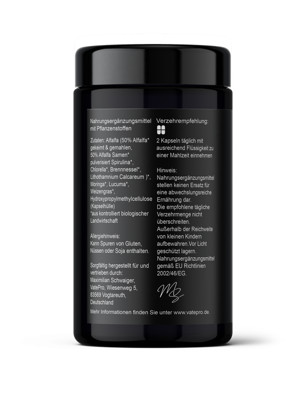 Bio greens rückseite